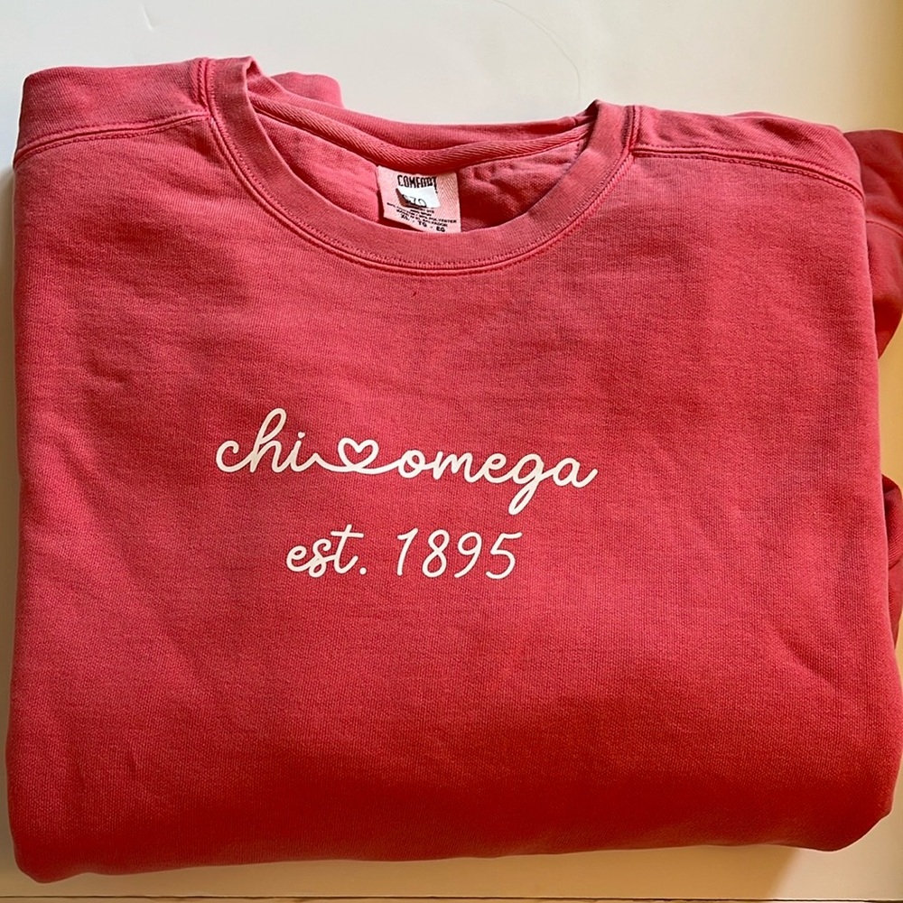 Comfort Colors Pink Crewneck